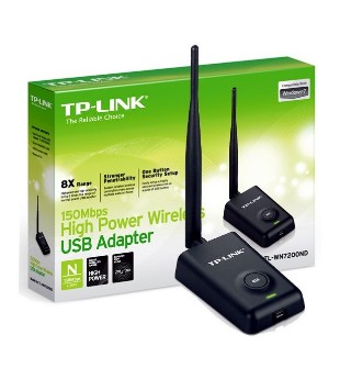 ADAPTADOR USB INALAMBRICO TP-LINK TL-WN7200ND - ROMPEMUROS DE 1W, 1 ANTENA 5DBI 1000MW - 300MBPS1
